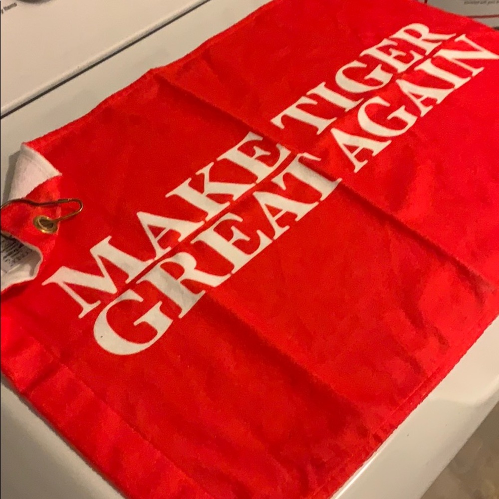 “Make Tiger Great Again” Golf Towel